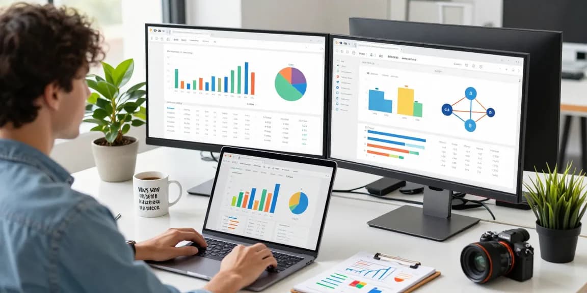 Boosting website performance with Homge page links for boost analysis in a vibrant office setting.
