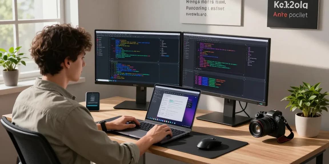 Kobold AI developer workspace with advanced coding tools and personalized environment.