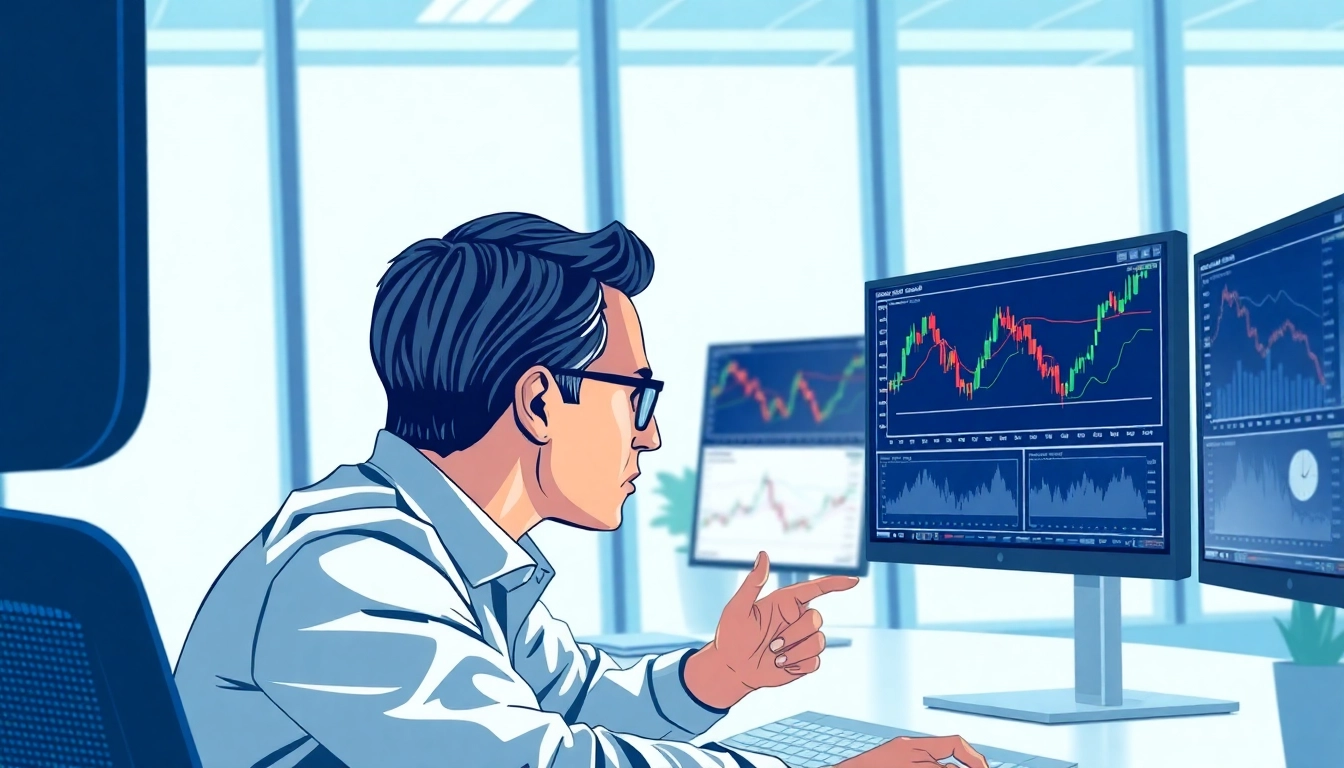 Analyze expanded flat Elliott wave patterns in a bright modern office.