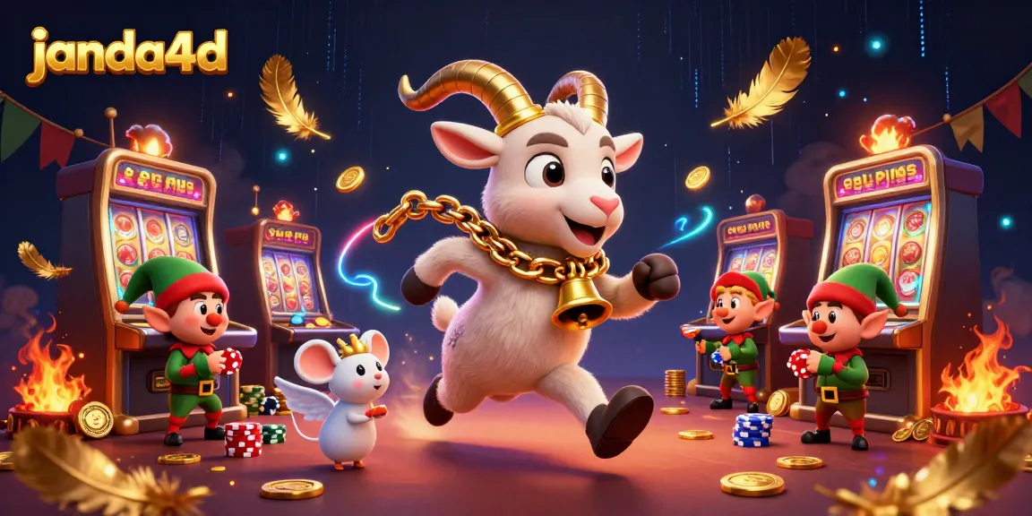 janda4d menghadirkan suasana menarik dengan karakter Krampus dan lebih banyak elemen kasino.