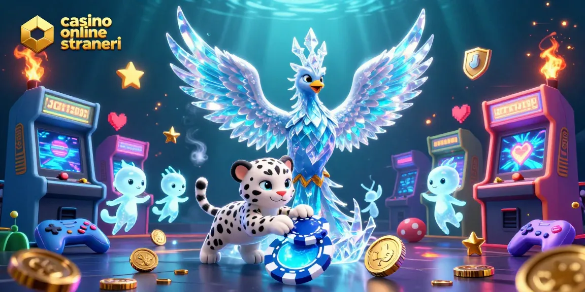 Jouez à des jeux passionnants dans des casinos en ligne étrangers avec des personnages vivants et des éléments de jeu colorés.