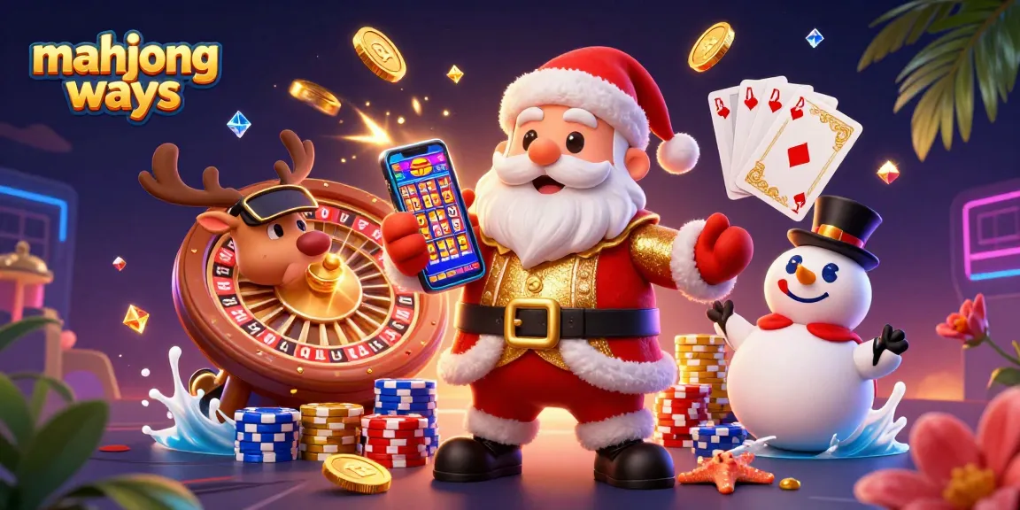 Experience mahjong ways excitement with festive casino characters in a vibrant 3D scene filled with action and rewards