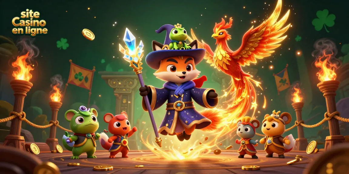 Exploitez votre chance sur le site casino en ligne avec cette illustration captivante.