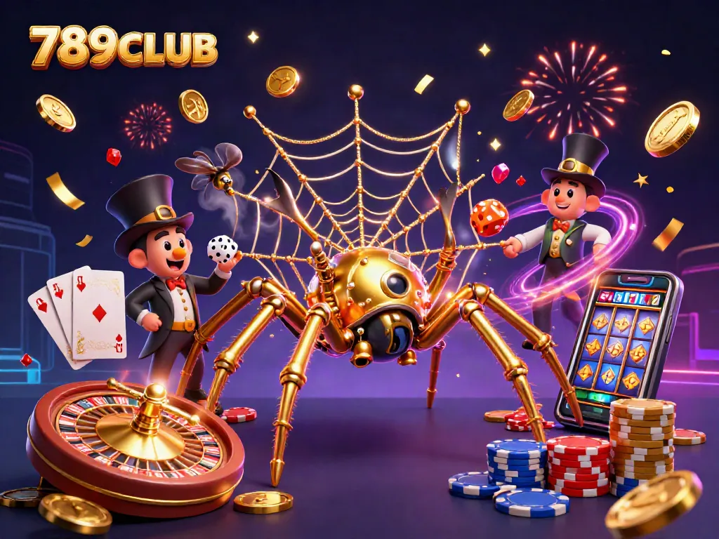 Experience thrilling wins at 789CLUB with a vibrant casino scene filled with excitement.