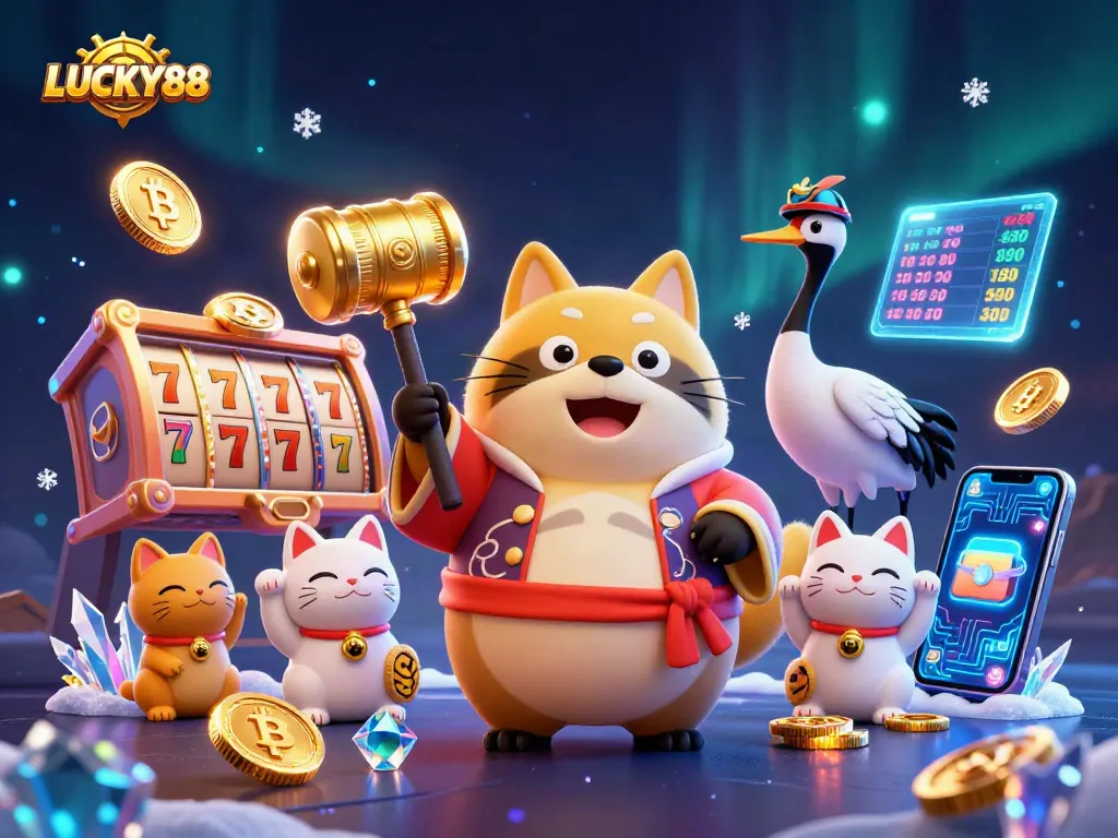 LUCKY88 invites players to experience thrilling slot games with vibrant visuals and engaging characters.