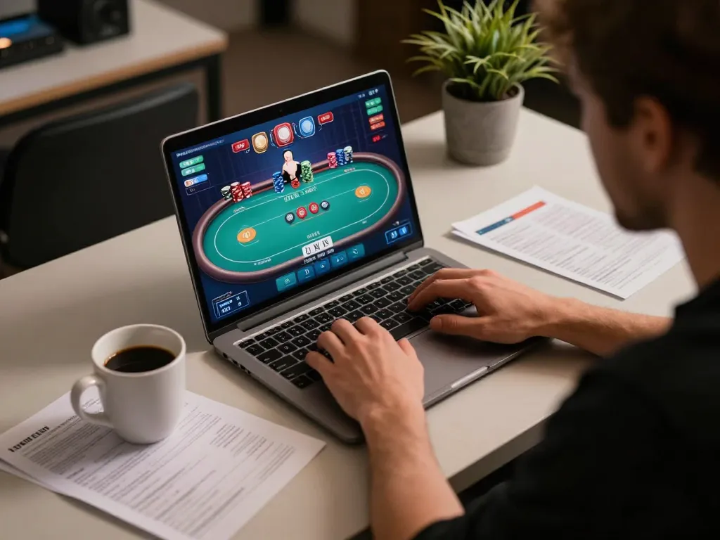Experience engaging gameplay at 58win with players strategizing in an online poker game