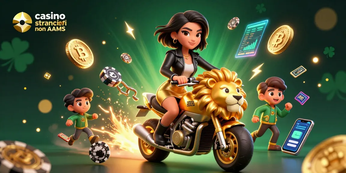 Scopri l'emozione dei casino online stranieri non AAMS con personaggi 3D vibranti e elementi di gioco scintillanti.