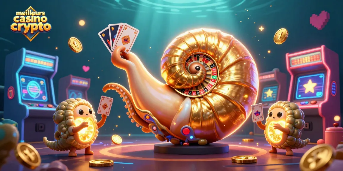 Découvrez les meilleurs casinos crypto avec un nautilus géant et des jeux en 3D lumineux.