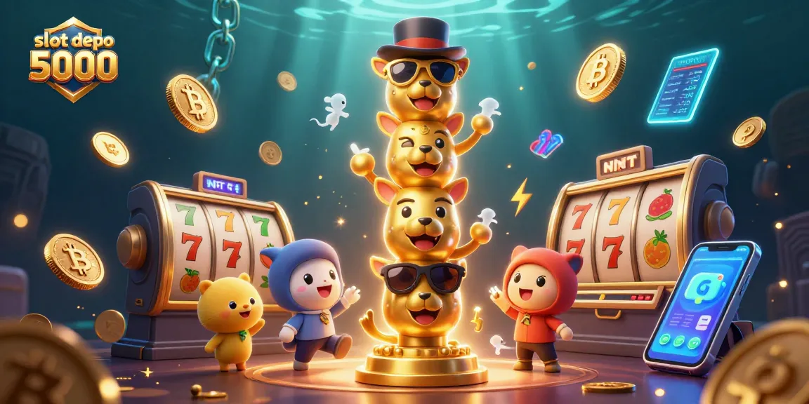 Experience slot depo 5000 with vibrant animations and engaging 3D casino elements.