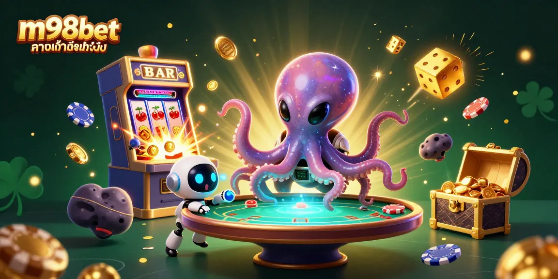 สนุกกับการเล่น m98bet ทางเข้ามือถือ ในภาพ 3D ที่มีตัวละครงานศิลป์และเครื่องสล็อต