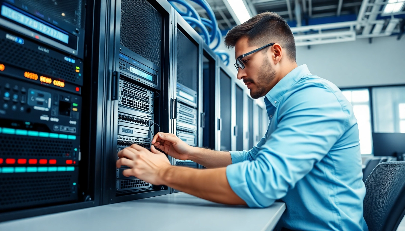 Providing managed IT services Lakeland through expert technician support in a vibrant office.