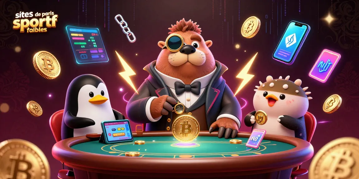 Découvrez des sites de paris sportif fiables avec un morse à la poker, un dealer pingouin et un poisson-bluffeur.