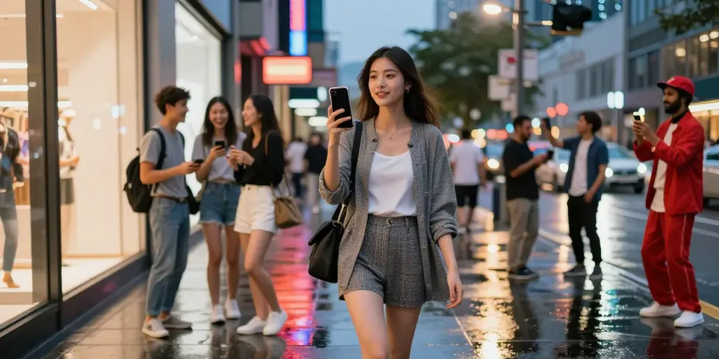 Ellie Nova xxx stylishly enjoying nightlife in vibrant urban setting