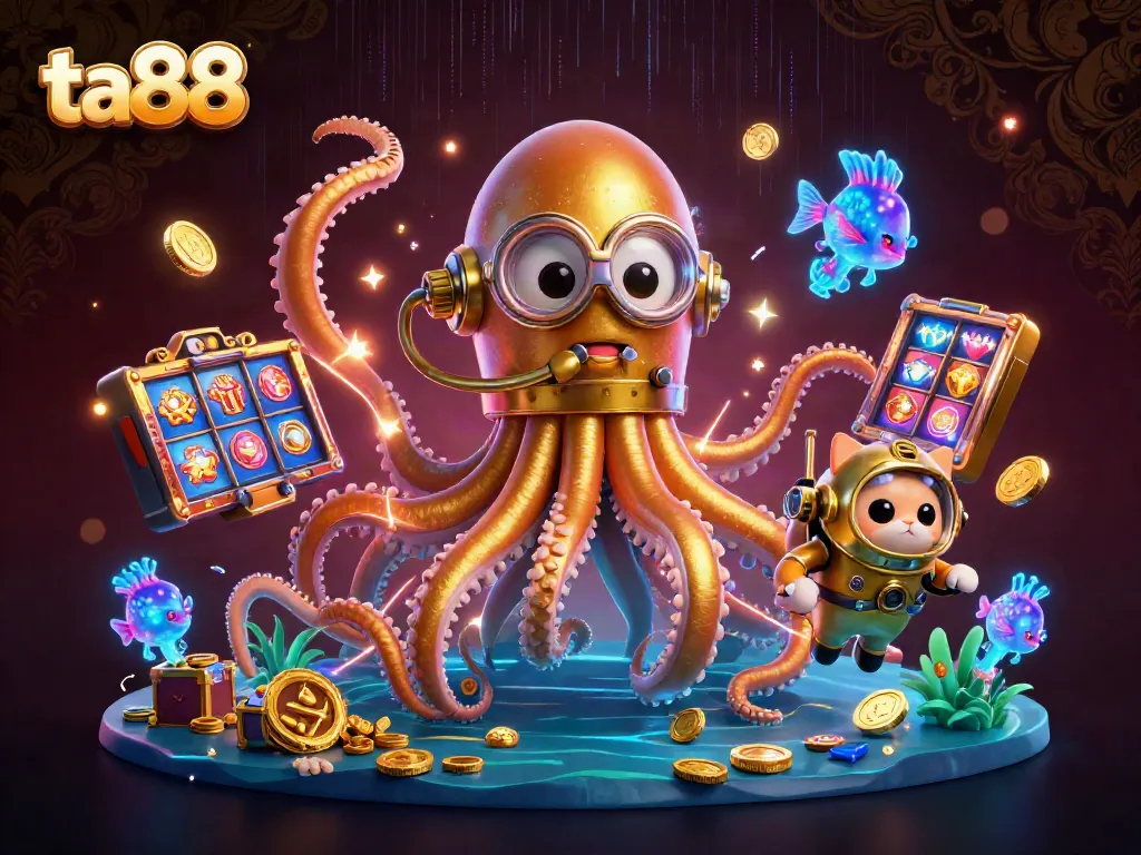 Experience thrilling moments at ta88 while spinning jackpot slot reels surrounded by dynamic characters.