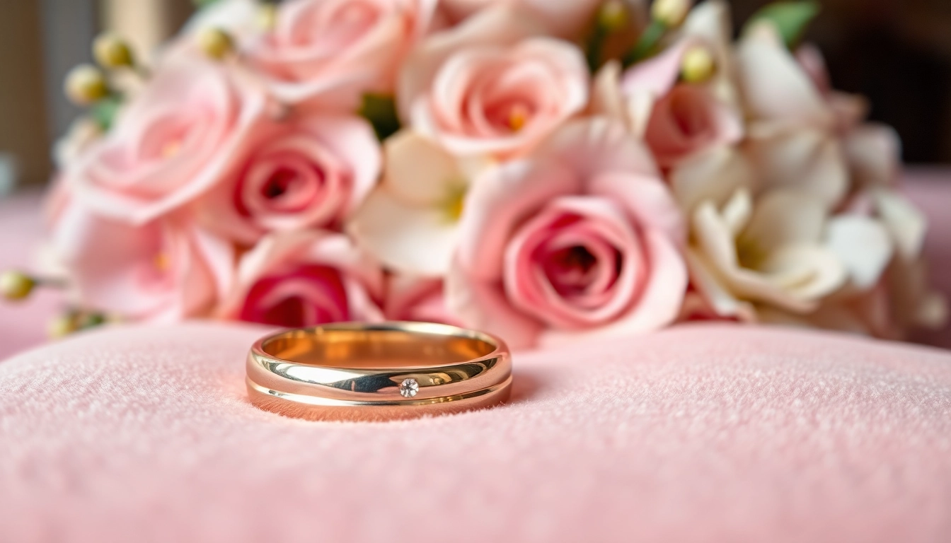 Wedding bands displayed beautifully on velvet, showcasing intricate designs and craftsmanship.
