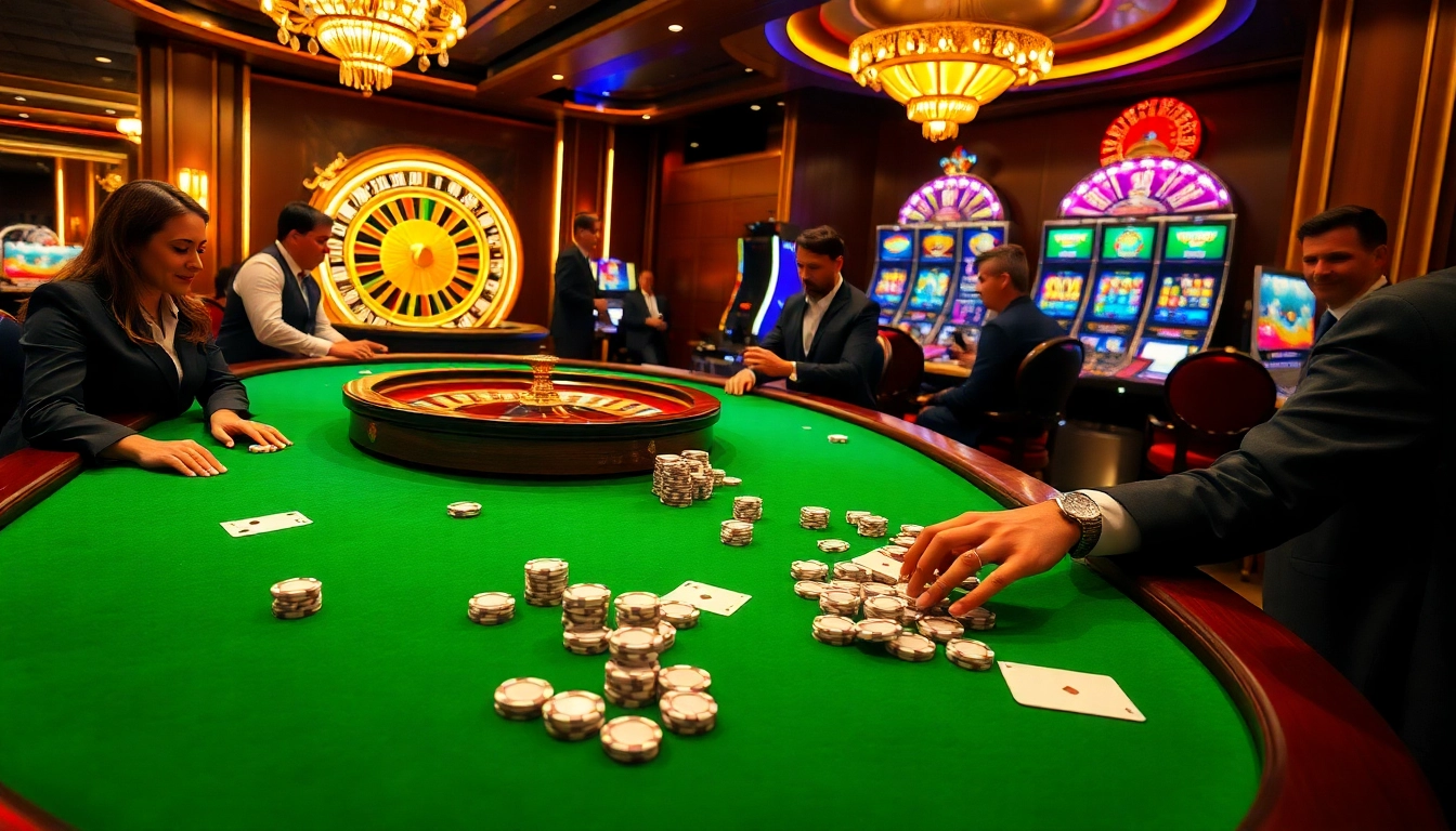 Découvrez l'excitation du jeu au meilleur casino en ligne France avec des tables vibrantes et des joueurs.