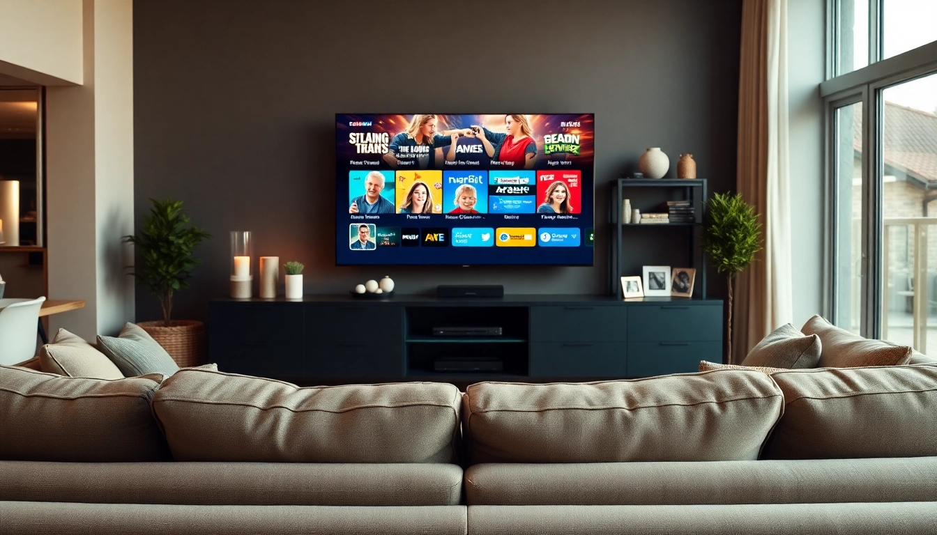 Enjoying moments with iron tv in a cozy, modern living space featuring vibrant displays.