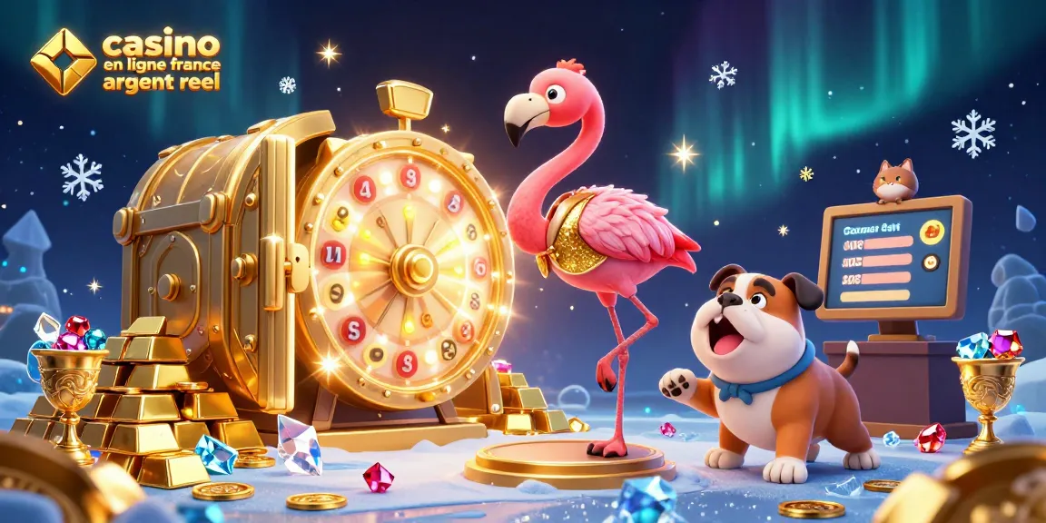 Gagnez gros au casino en ligne France argent réel avec une interface colorée et des personnages captivants.