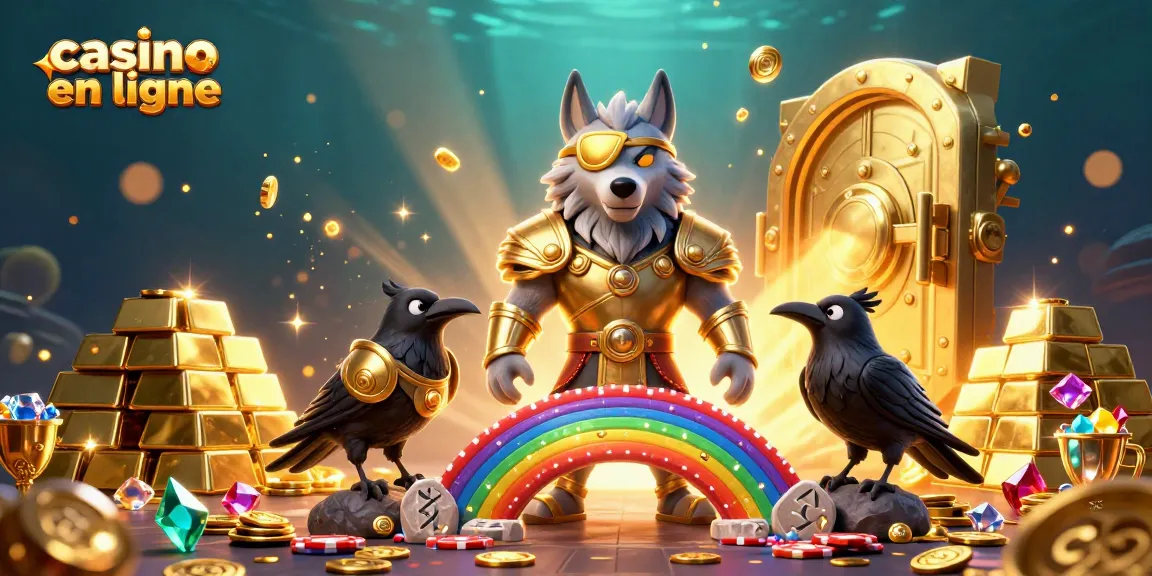 Faites l'expérience de la magie du casino en ligne avec un loup Odin et des trésors lumineux