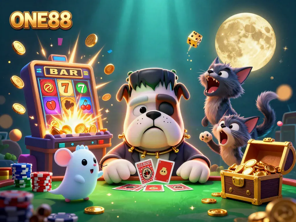 Experience thrilling gaming with ONE88 at vibrant, dynamic casino tables and exciting slot machines.