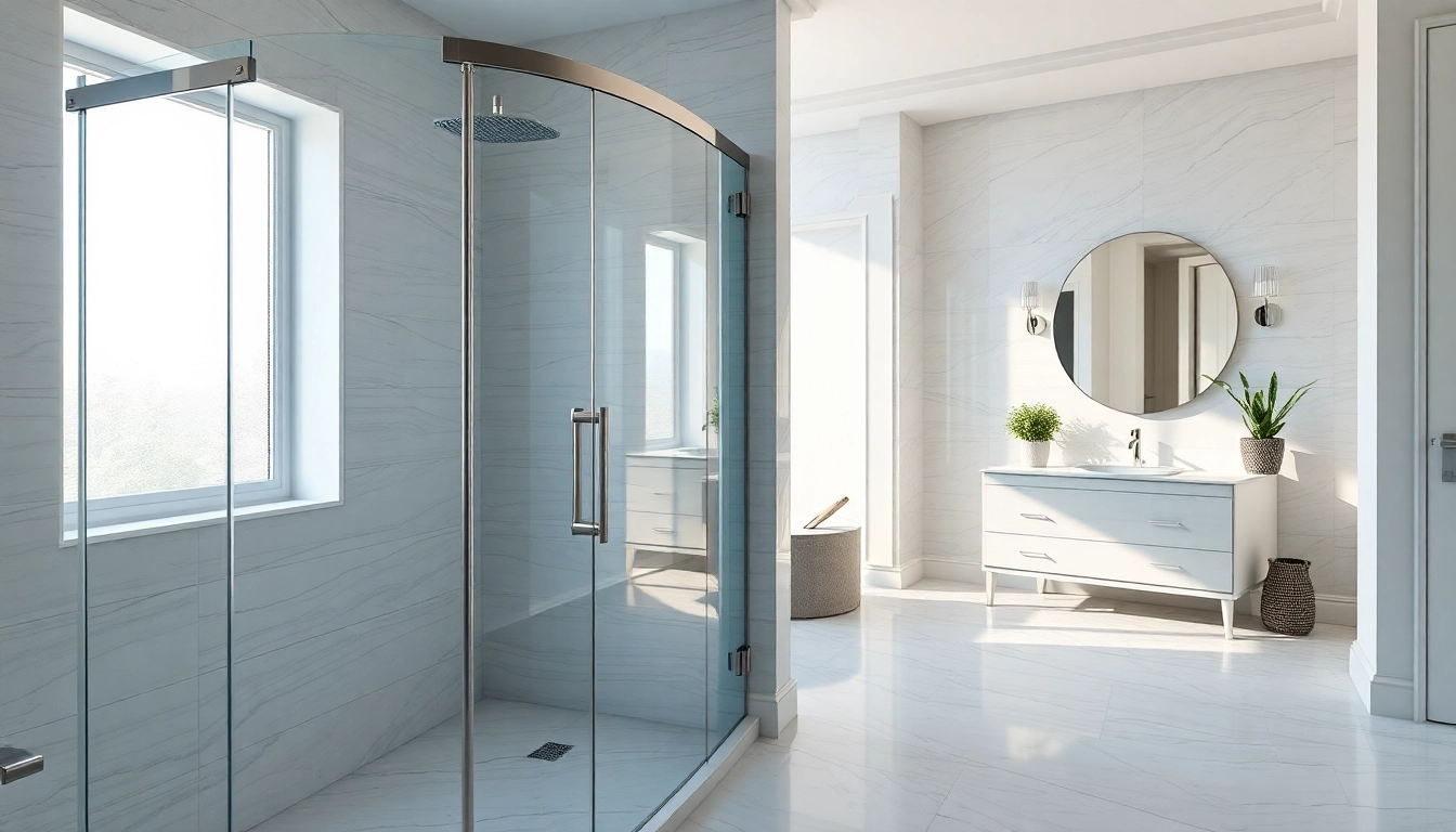 Explore elegant showers Australia with a luxurious bathroom featuring sleek design and modern fixtures.