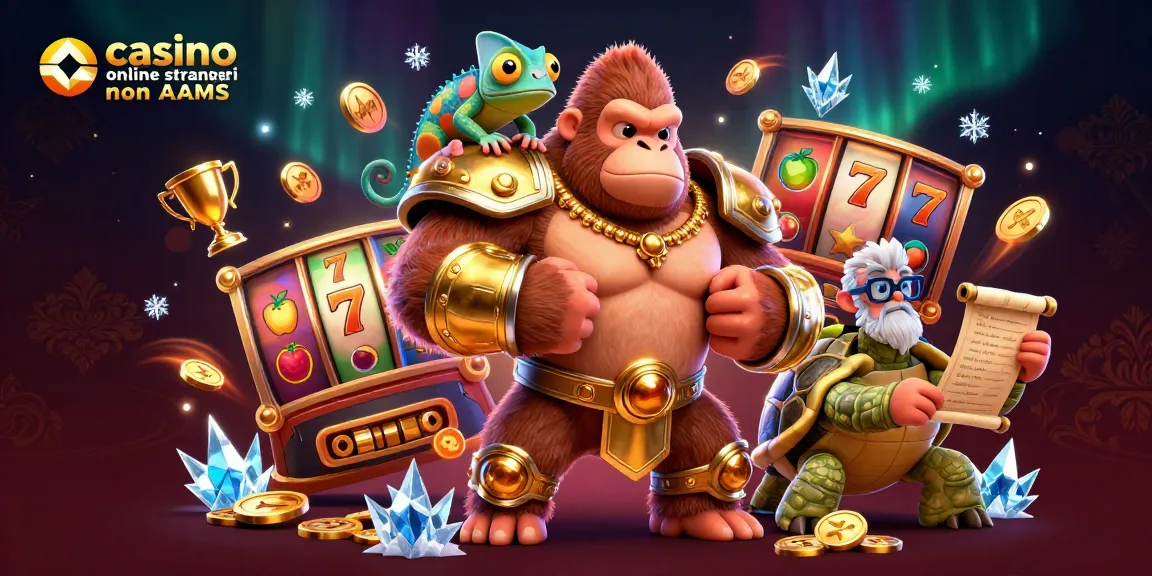 Scopri il brivido nei casino online stranieri non AAMS con azioni di slot dinamiche e un'energia vibrante dei personaggi.