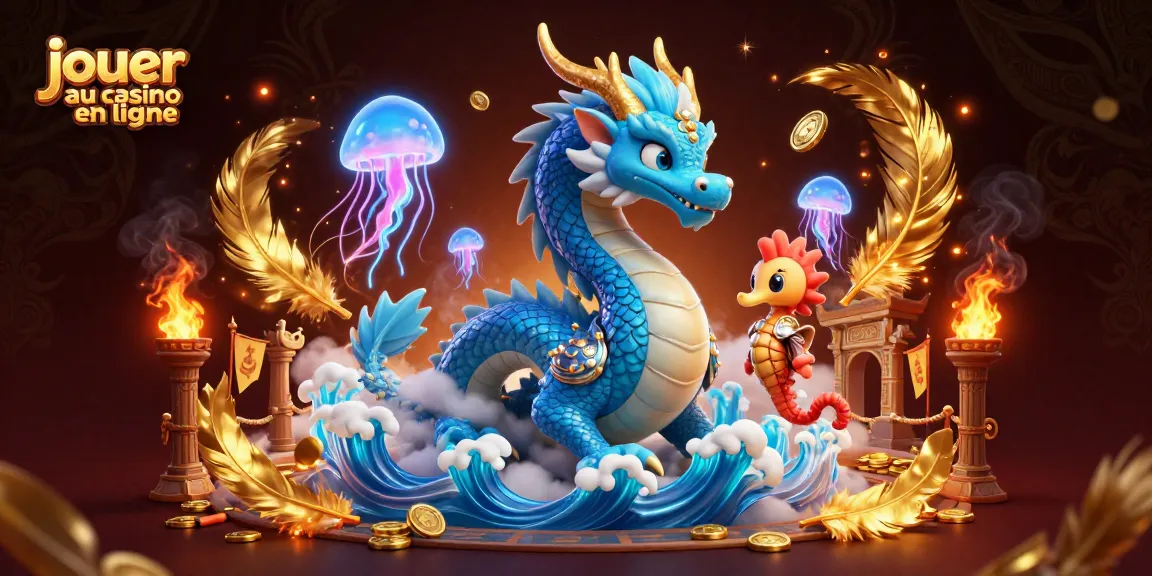 jouer au casino en ligne avec des dragons majestueux, un chevalier hippocampe et des méduses lumineuses