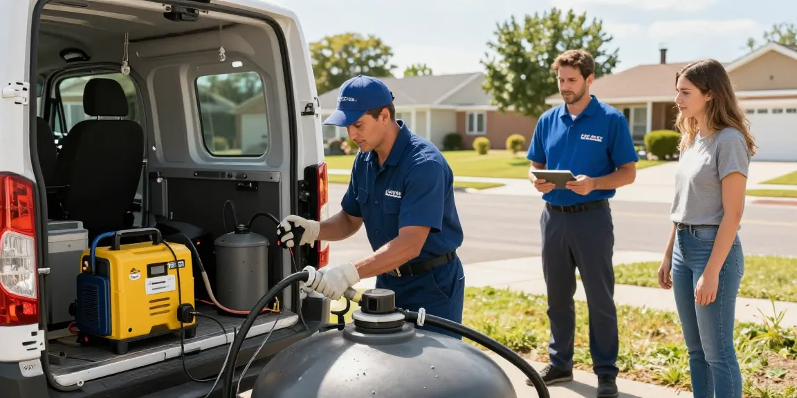 Septic pumping service by licensed professionals in a trusted local community.