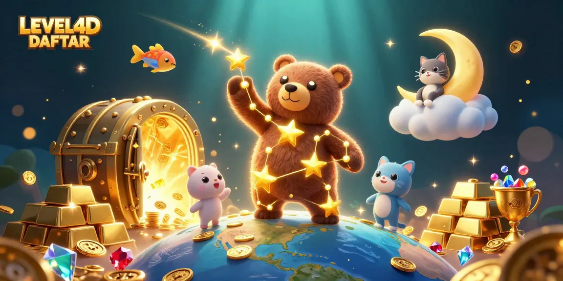 LEVEL4D DAFTAR mendapatkan koin emas saat bermain togel dalam ilustrasi yang dinamis di malam hari