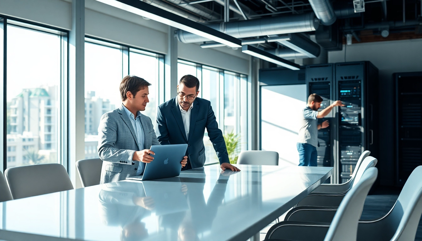 Best Managed IT Services in Tampa demonstrated by IT professionals collaborating in a modern office setting