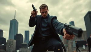 Heroic figure confronting corruption in the storyline of Politics Thieves and Bullets.