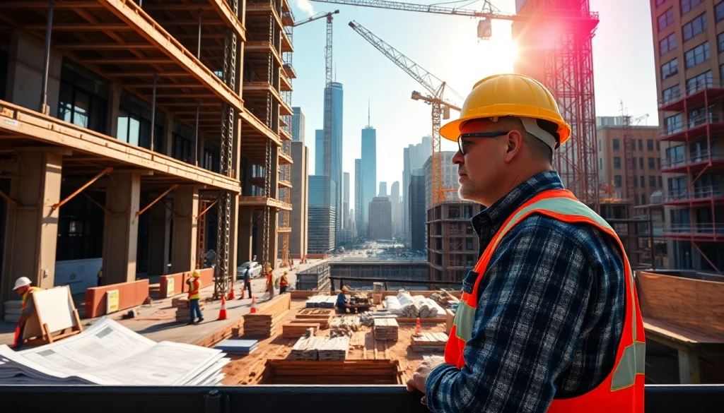 Showcase of a New York City Commercial General Contractor managing an active construction site.