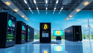 bitcoin cloud mining facility utilizing renewable energy sources