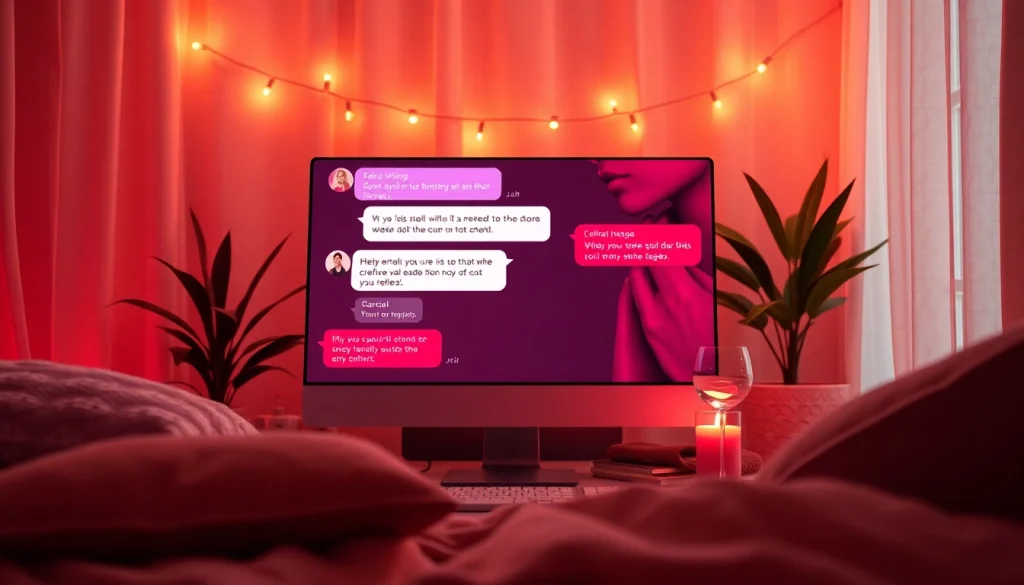 Explore ai sexting interactions through a cozy virtual chat interface.