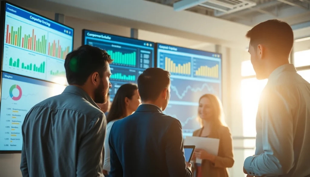 Analyze competitor pricing strategies through professional collaboration and data visualization.