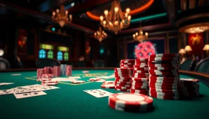 Engaging view of cs2 gambling sites reddit with vibrant casino elements emphasizing excitement.