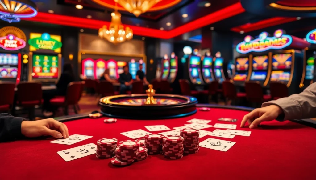 Players enjoying a high-stakes poker game at hay.win casino.