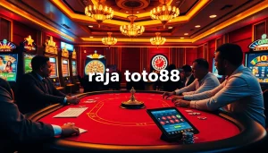 Experience the excitement of raja toto88 with vibrant casino visuals and professional gameplay.