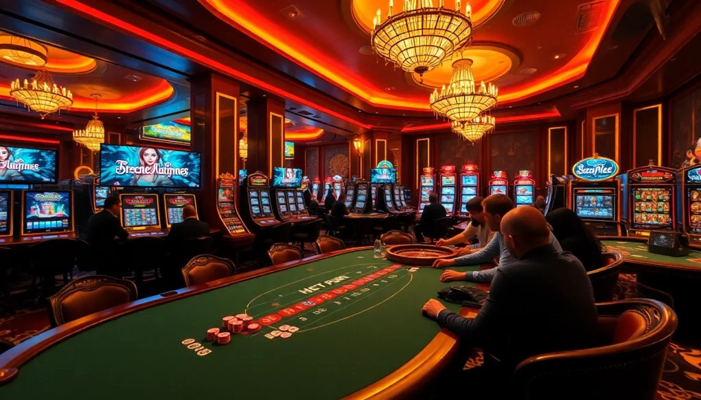 Experience immersive html porn games at the thrilling casino tables surrounded by vibrant atmosphere.
