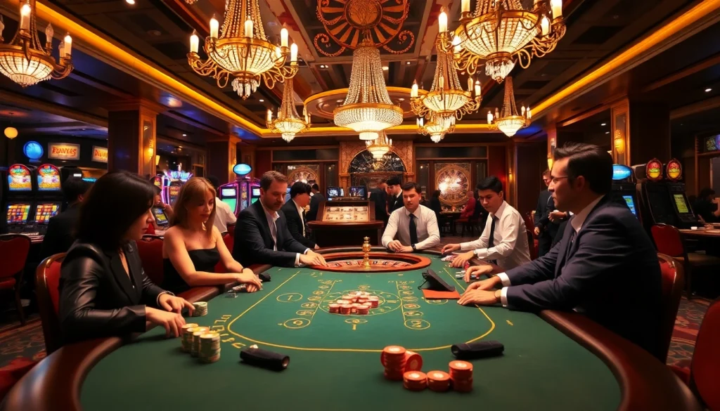 Vivez l'excitation au meilleur casino en ligne France avec des tables de jeu vibrantes et des roues de roulette.
