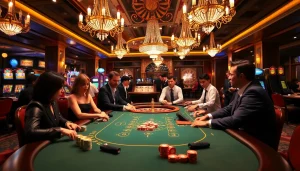 Vivez l'excitation au meilleur casino en ligne France avec des tables de jeu vibrantes et des roues de roulette.