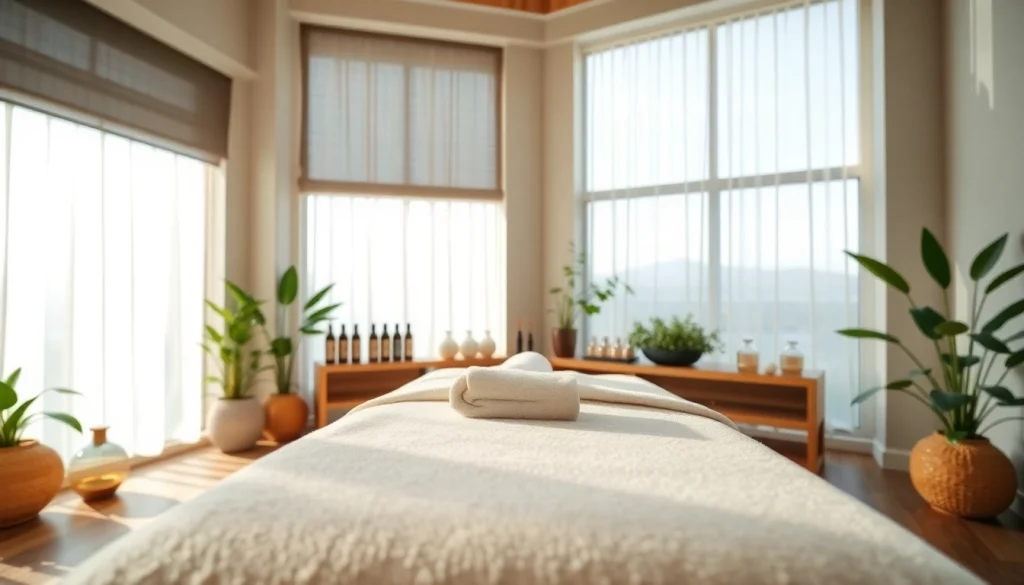 편안한 분위기와 진정 요소가 가득한 원주마사지 스파 장면.