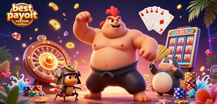 Engage in the excitement of the best payout casinos online with thrilling gaming action and vibrant visuals.
